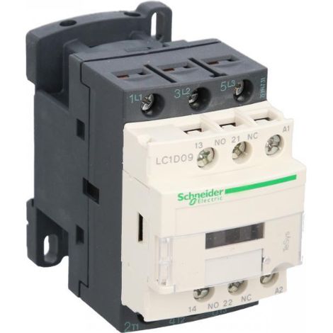 Leistungsschütz TeSys D AC3 9A 3P 1NO 1NC Spule 24VAC Schraubklemmen
