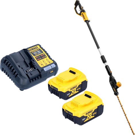 Cortasetos inalámbrico DeWalt DCMPH 566 P2 18 V 55 cm + 2x batería 5.0 Ah + cargador (1/5)