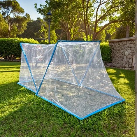 Tente de protection pliable pour plantes (avec moustiquaire) — structure de serre arquée, facile à monter (1/5)