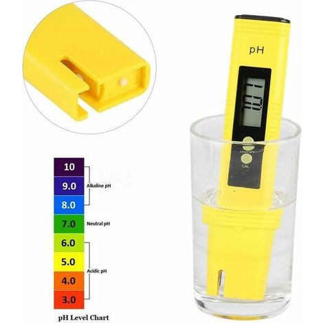 Testeur de pH professionnel avec écran LCD pour piscines, aquariums, plantes et eau potable (1/3)
