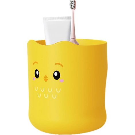 Gobelets de Bain de Bouche pour, gobelets de Brosse à Dents Mignons pour,Dessin animé de Tasse de rince-Bouche Polyvalent de 300 ML Gobelet Ergonomique pour, gobelet incassable pour Brosse à dent (1/5)