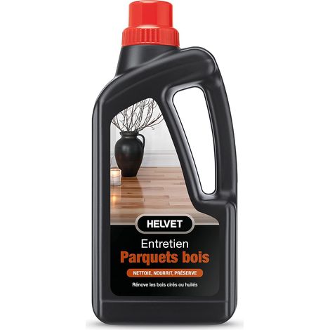 Nettoyant Parquet Bois 1L - Entretien les parquets bois cirés ou huilés - Nourrit & Renove (1/5)