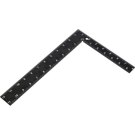 Faithfull Black Steel Roofing Square 200 x 300mm (8 x 12in) FAICS300200