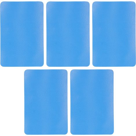 5 Pièces Patch de Réparation pour Bateau Gonflable PVC Étanche Anti-Fuite, Idéal pour Kayak et Équipement de Réparation Nautique Bleu (1/5)