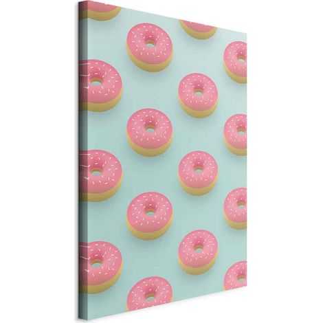 Pintura - Donas en tonos pastel (1 parte) vertical (1/5)