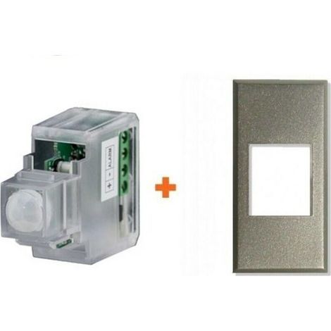 CSI Keystone sensore infrarossi 12V filare compatibile Bticino Axoluta Argento chiara