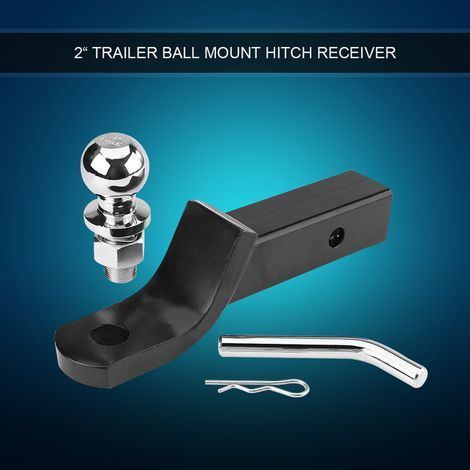 Attelage à boule de 50 mm (2 pouces) pour remorque, caravane ou camion. (1/5)