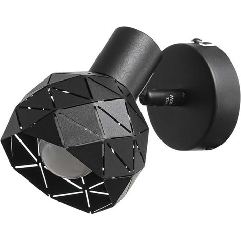 Foco Reus 1 E14 de luz negra Prestige LP-8069/1WS BK (1/5)