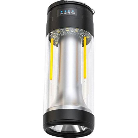 Lampe Camping Rechargeable, Lanterne Camping LED Lampe Torche Rechargeable, Lumière Blanche Chaude Rouge 4 Modes, 2000LM Portable Étanche Lampe Tente pour exterieur, camping, randonnée, urgence (1/5)