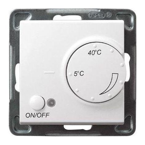 Ospel SONATA regolatore di temperatura bianco design semplice