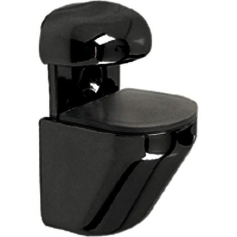soporte estante regulable mini para cristal acabado oro acabado negro