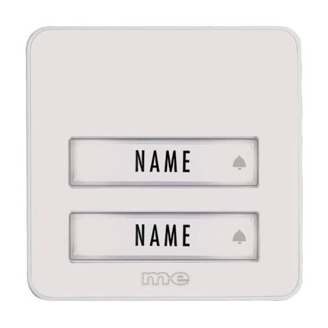 M-E Modern Electronics Emisor blanco para timbre inalámbrico