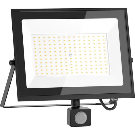 Mexen Luxpro+ LED-Strahler mit Bewegungsmelder, 100W, Kalt - 6500K, 11000 lm, schwarz - L236-070-65-70 - L236-100-65-70 (1/5)