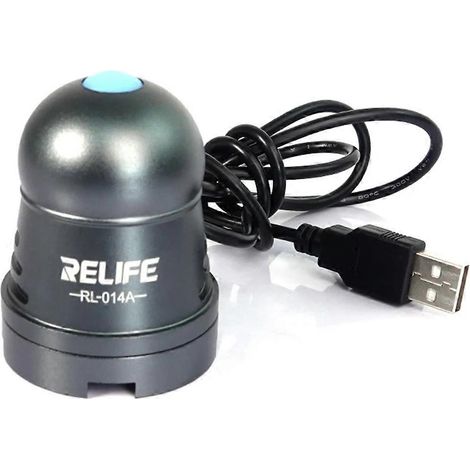 Lampe de polymérisation UV RELIFE RL-014A USB LED haute puissance T6 violette à polymérisation rapide, colle verte, lampe de réparation de carte mère de téléphone (1/5)