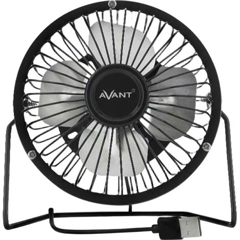 USB Ventilator Avant Schwarz 10 cm 3 Watt kompakt (1/2)