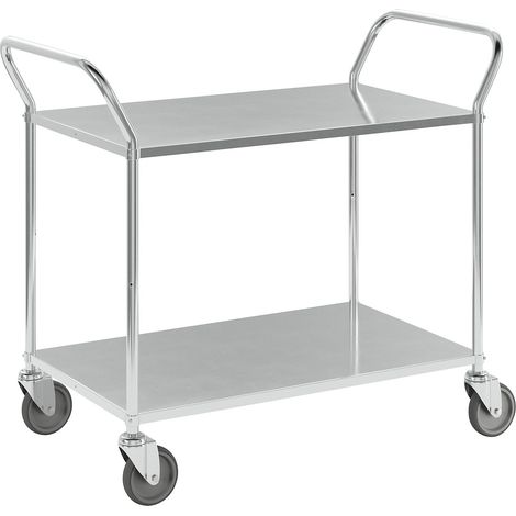 Kongamek, Chariot à tablettes léger hauteur 940 mm, avec 2 (1/5)