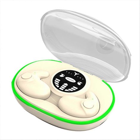 Bluetooth Casque Sleep sans Fil Écouteur Hidden Écouteurs IPX5 Résistant à l Eau Réduction du Bruit Sport Casque A (1/5)