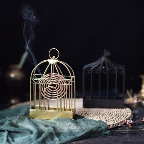4 Pièces Support Bobine Moustique, Mosquito Brûleur d'encens Anti Moustique Spiral Holder pour la Salle de Bain, Maison et Jardin (1/4)