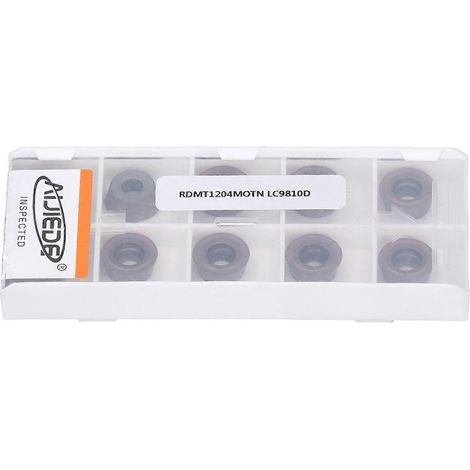 10 Stück Wendeschneidplatten aus Hartmetall, schnell schneidend, beschichtet, für CNC-Drehmaschinen und Fräsmaschinen