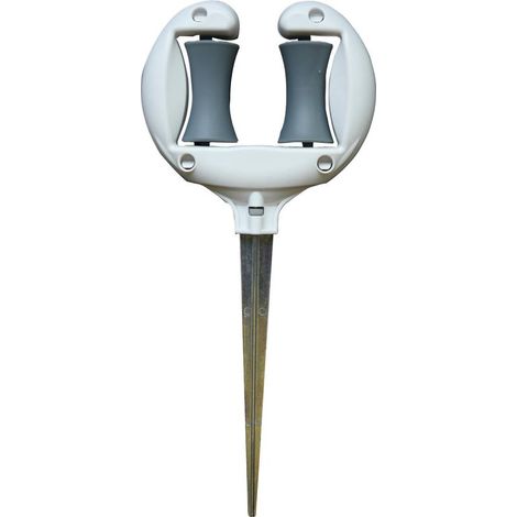 Garden Hose Guide - Metal Garden Hose Stake, Multifunctional Stakes, Sturdy Decorative Design for Securing Flower Beds, Gardening (1/5)