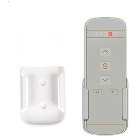 Télécommande radio 433,42 MHz pour stores et volets roulants – 5 canaux indépendants – compatible avec 5 moteurs électriques ou 5 groupes de moteurs (1/5)