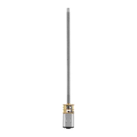 Vtizikl Moteur de réduction de bote de vitesses DC 6/12 V N20 avec arbre de sortie long M4 x 100 mm (12 V 600 tr/min)