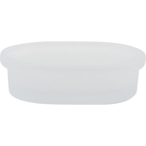 Jabonera de cristal YOKO MISTY Blanco Spirella (1/3)