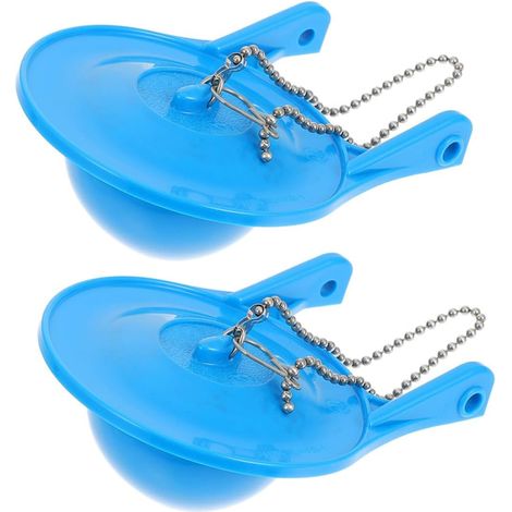 2Pcs Clapet de Toilette Remplacement, PVC (1/5)