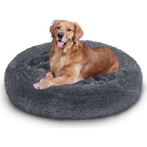 TolleTour Letto per cani Letto per gatti Cuscino per cani Letto per animali domestici 80cm Grigio scuro (1/5)