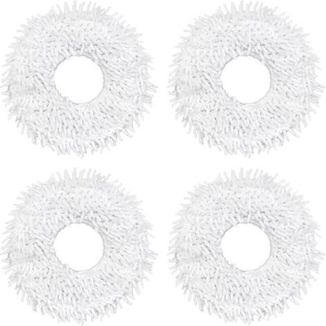 Accessoires serpillière pour station de serpillière 2-en-1 robot essuyeur serpillières lingettes X4… (blanc) (1/5)