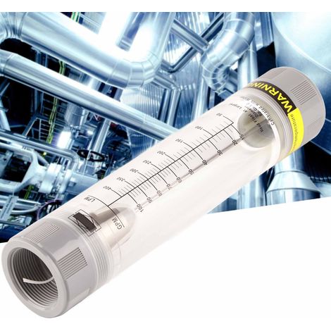 Rohrdurchflussmesser LZM-40G, G1-1/2"-Innengewinde, Durchflussmesser aus Acrylglas für Flüssigkeiten (1/5)
