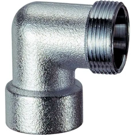 Raccordo Curvo Femmina Ottone Cromato 1/2 Ø 18 C Kit Rame M Far