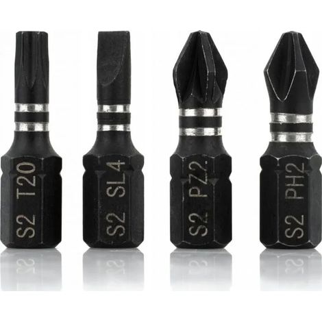 Puntas para destornillador smart sm-29-set15 acero S2 15 piezas (1/3)