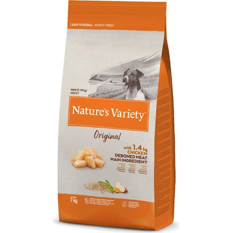 Nature's Variety Original - Cibo Per Cani Adulti Mini con Pollo Disossato 7 Kg (1/5)