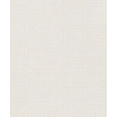 Papier peint intissé crème uni Rasch Naturalia 442700 (1/5)