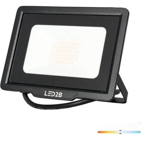 Projecteur LED MH 30W noir 4000K IP65 blanc naturel