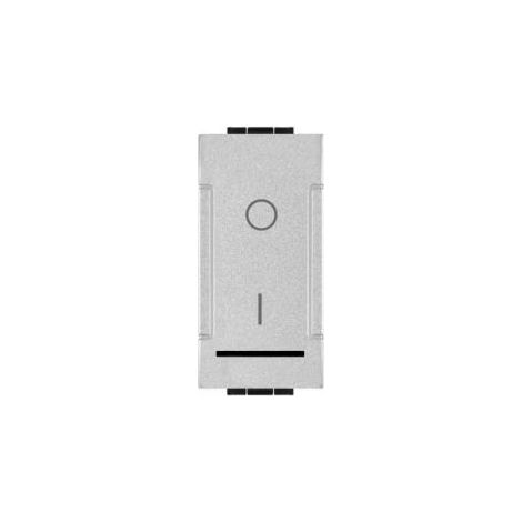 TOT Elettric T1 802 Interruttore Bipolare 16A 250Vac Compatibile living Silver Tech