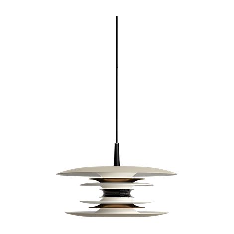 Diablo 30cm Suspension Dôme Moderne Sable, Bronze Métallique 1x G9 (1/2)
