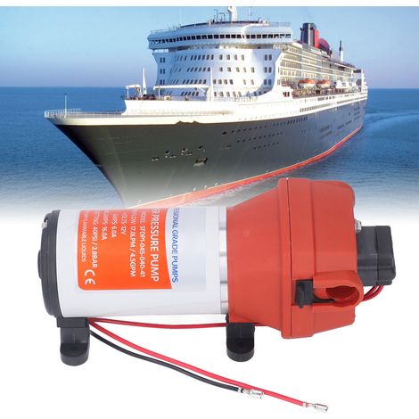 12V Hochdruck-Miniatur-Membranpumpe, Gleichstrom-Druckmembranpumpe für Wohnmobil-Wasserpumpen und selbstansaugende Yachtpumpen (SFDP1-045-040-41) (Übergewicht) (1/5)