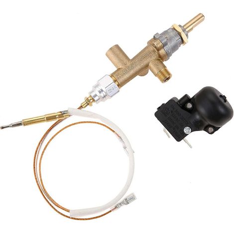 Robinet de gaz - Détendeur de gaz - Chauffage de terrasse - Interrupteur de sécurité FD4 - Commande de foyer au propane (1/5)