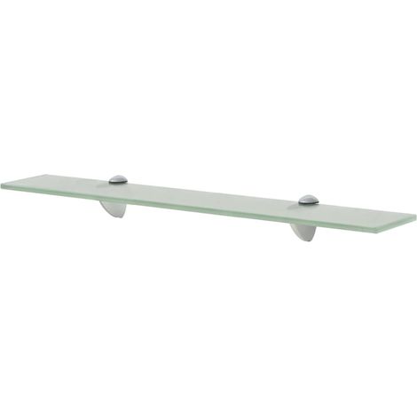 vidaXL Mensole Galleggianti 2 pz in Vetro 60x10 cm 8 mm