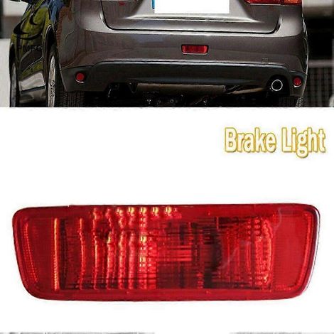 Reflector de parachoques trasero para coche, luces reflectoras de freno de marcha atrás para accesorios ASX
