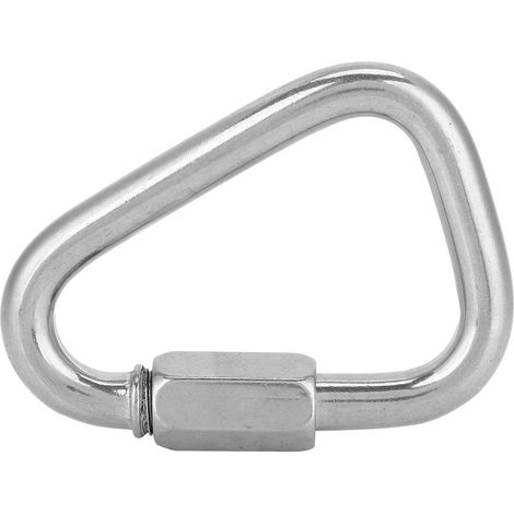 Mousqueton d'escalade en acier inoxydable M12, durable et sécurisé pour via ferrata et alpinisme