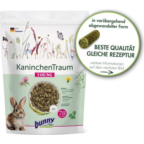 Bunny Nature Nagerfutter Kaninchen Traum Young 600 g