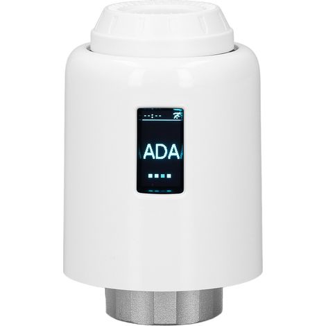 TVR602 Vanne thermostatique radiante Zigbee pilotée via application mobile, sans pile incluse, compatible maison connectée (1/5)