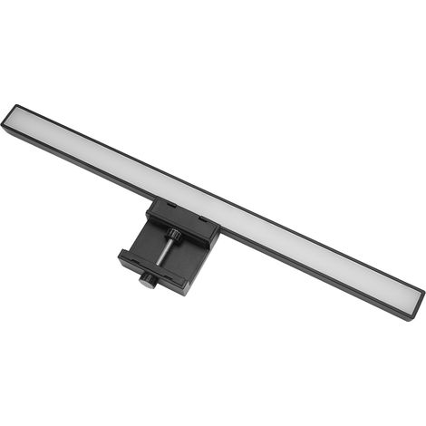 Lampe d'ordinateur avec barre lumineuse, fonction de minuterie, 3 modes de couleur, commande tactile, port USB-C, idéale pour le travail, les études et la lecture. (1/4)