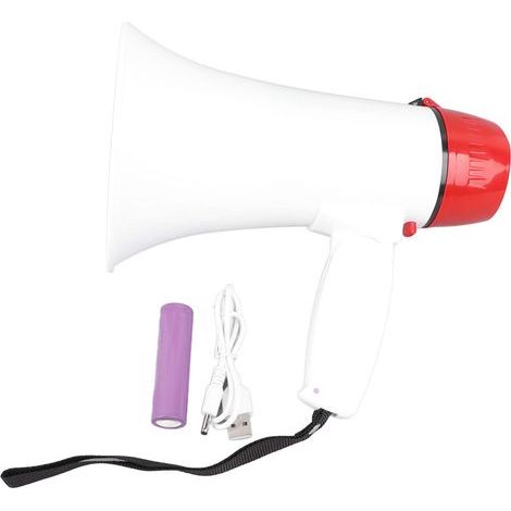 Haut-parleur mégaphone Bullhorn 160S pliable et portable avec batterie rechargeable de 4800 mAh (1/5)