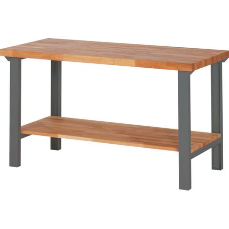 Table de travail STIER Premium avec plateau de rangement, lxPxH 1 500x700x840 mm