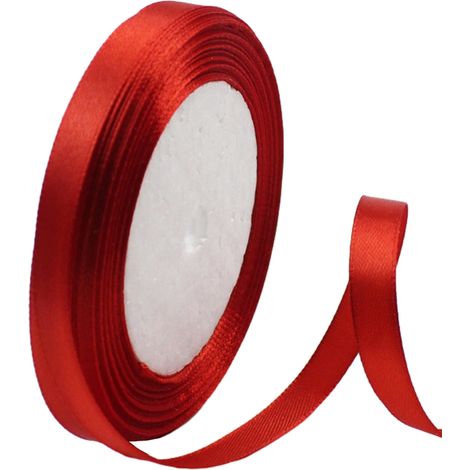 Double-sided satin ribbon for craft bow bouquets, gift wrapping, wedding decorations, flower arrangements (1/5)