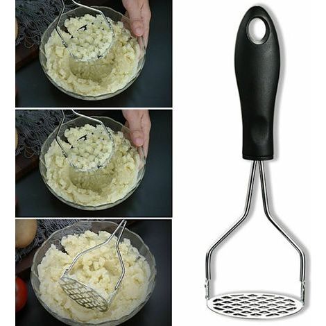 Presse-pommes de terre de cuisine en acier inoxydable Küchenprofi avec poignée (1/5)